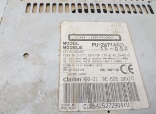 8061995 96608399xt sistema audio citroen berlingo