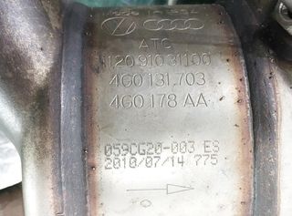 Audi 8209039 4g0131765 filtro de particulas a7 3.0