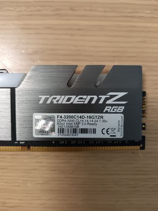 RAM DDR4 16GB GSKILL TridentZ