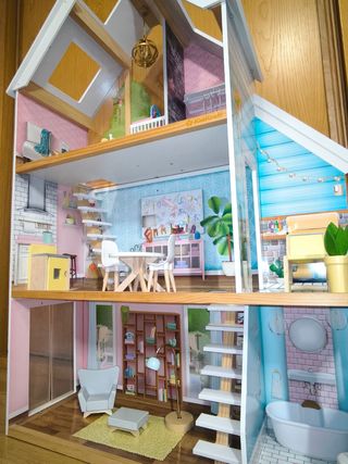KIDKRAFT Casa de muñecas zoey. Regalo Barbies. 
