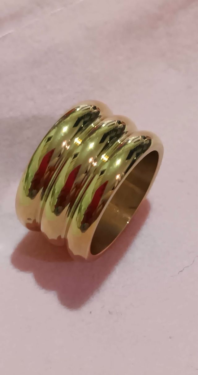 Anillo dorado | Anillo ancho