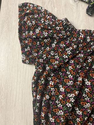 MAGUI Tops florales hombros descubiertos XL nuevo