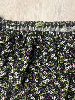 MAGUI Tops florales hombros descubiertos XL nuevo