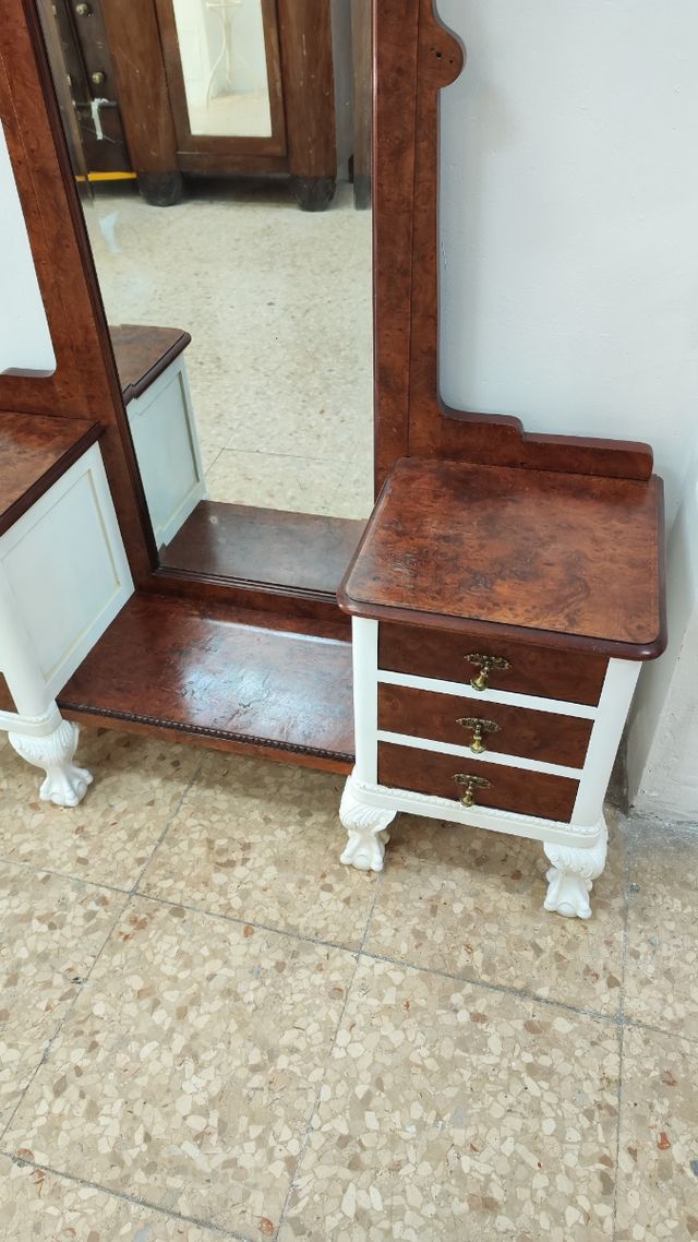 Tocador cuerpo entero vintage con espejo