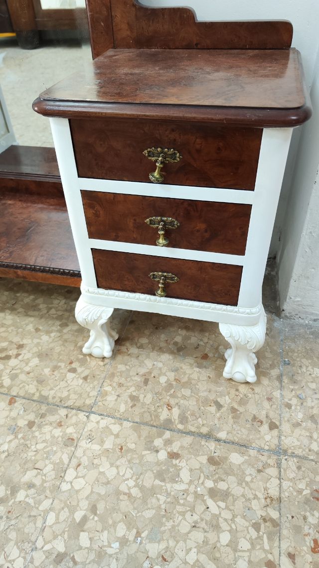 Tocador cuerpo entero vintage con espejo