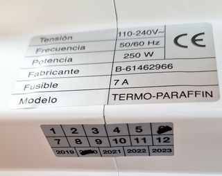 BEAUTY IMAGE, BAÑO DE PARAFINA. 