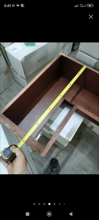 Pensile angolare in legno