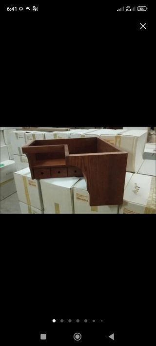 Pensile angolare in legno