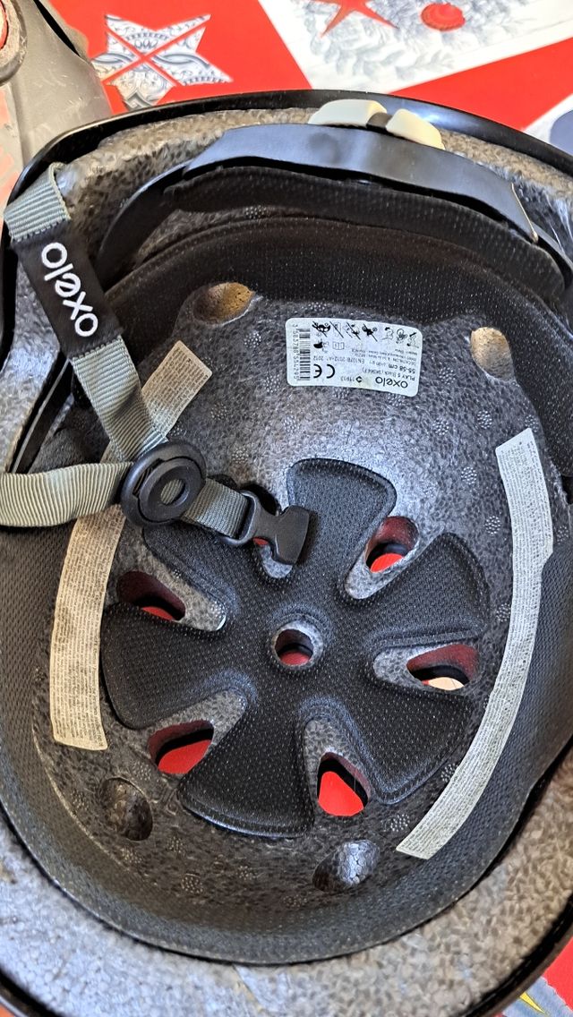 Patines Oxelo, casco y protecciones