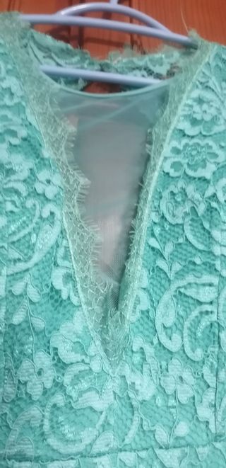 Vestido fiesta turquesa