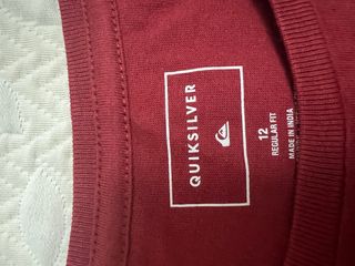 Camiseta Quiksilver roja - Talla para 12 años