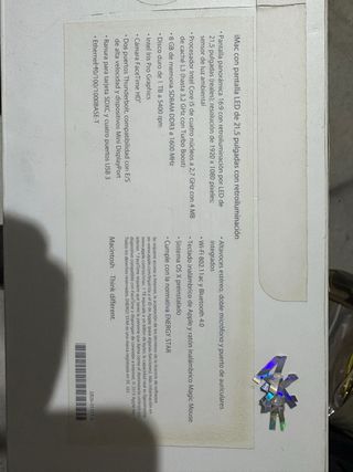 Apple iMac 21,5 pulgadas - Ordenador