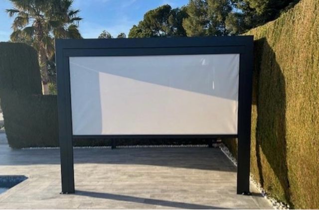 Pergola bioclimática 3x2 motor y luz led, nueva