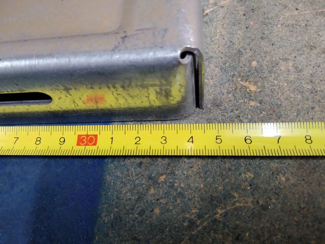 Escuadra horizontal acero galvanizado