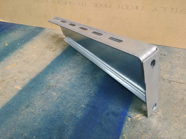 Escuadra horizontal acero galvanizado