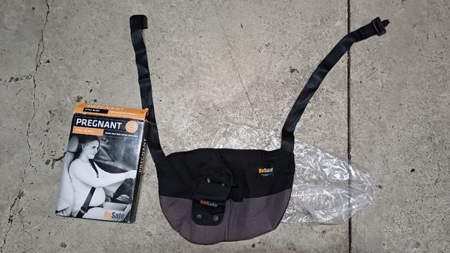 Cinturón seguridad embarazada
