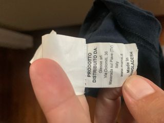 T-shirt bambino blu Manai