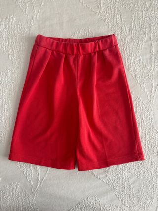 Shorts bimba estivi rosso vivo 12-18 mesi