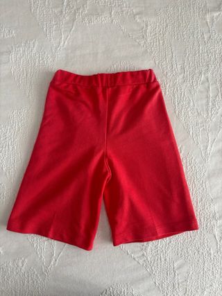 Shorts bimba estivi rosso vivo 12-18 mesi