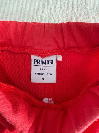 Shorts bimba estivi rosso vivo 12-18 mesi