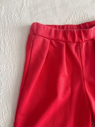 Shorts bimba estivi rosso vivo 12-18 mesi