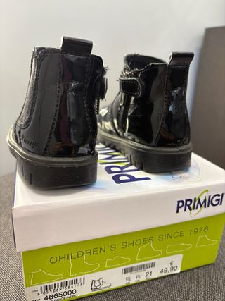 Stivaletti Primigi bimba 21 neri lucidi