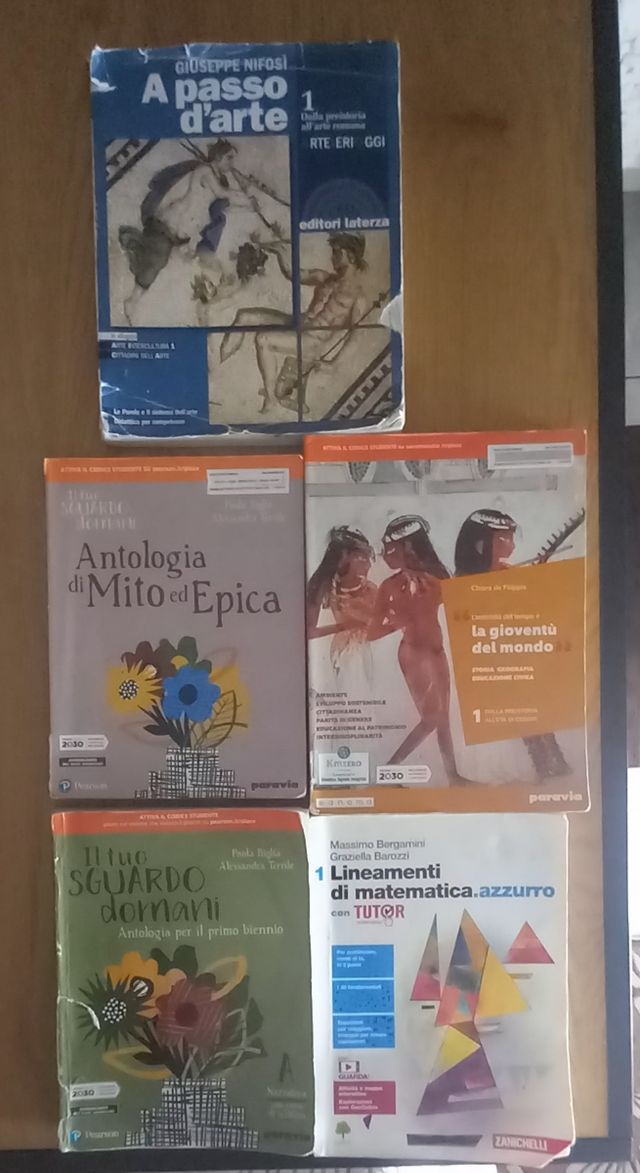 Libri scuola superiori usati 1 anno superiori