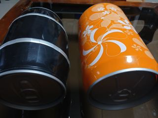 2 Barriles / Bidones portaCDs - Decorativos