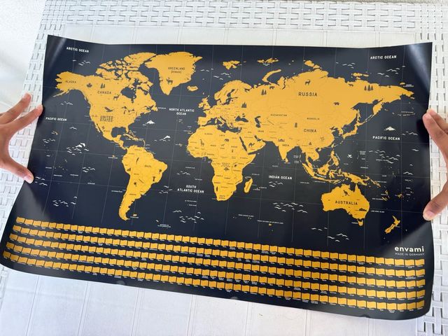 Mappa Mondo da Grattare Envami