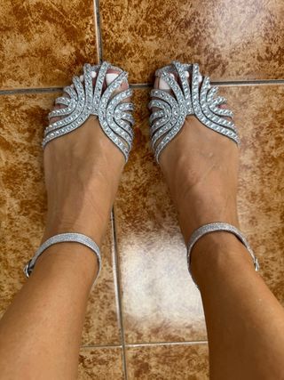 Sandalias Alma en Pena Plata 37