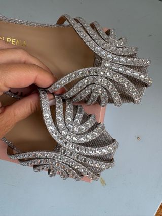 Sandalias Alma en Pena Plata 37