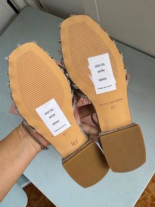 Sandalias Alma en Pena Plata 37
