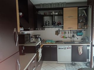 Cucina completa marrone