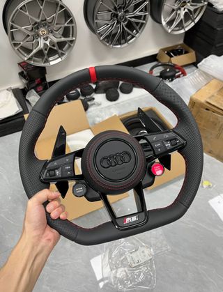 Volante Audi RS - Piel Roja