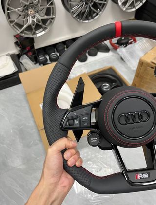 Volante Audi RS - Piel Roja