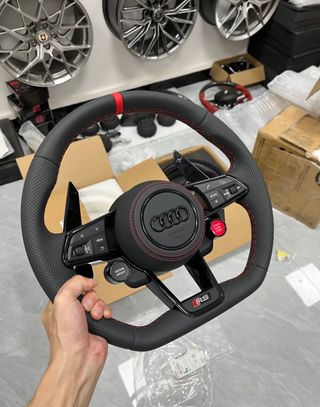 Volante Audi RS - Piel Roja