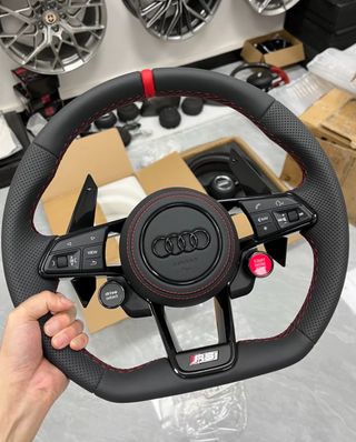 Volante Audi RS - Piel Roja