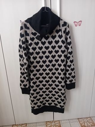 Maglione lungo a maglia Mogul TG M