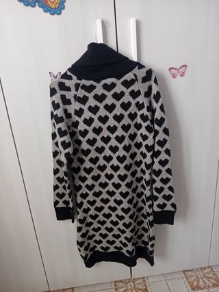 Maglione lungo a maglia Mogul TG M