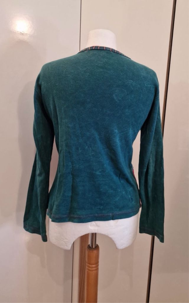 Maglia boho chic patchwork tg M