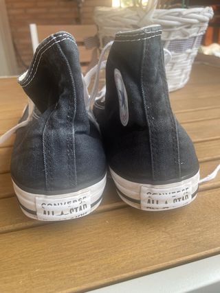 Converse negras - zapatillas altas
