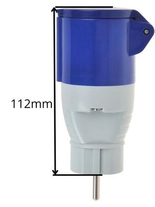 Adaptador CEE a Schuko para Caravana