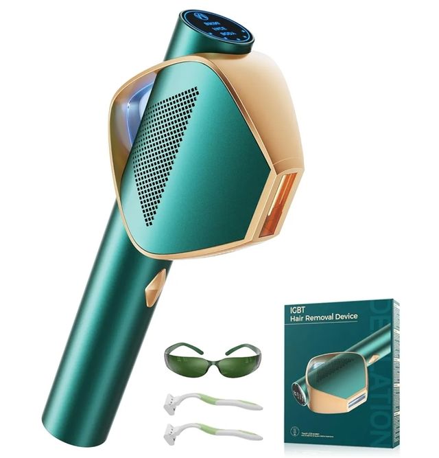 Epilatore Luce Pulsata ICGBT - Oro e Verde