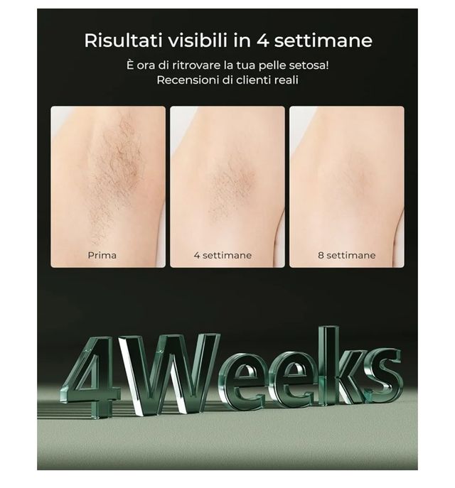 Epilatore Luce Pulsata ICGBT - Oro e Verde