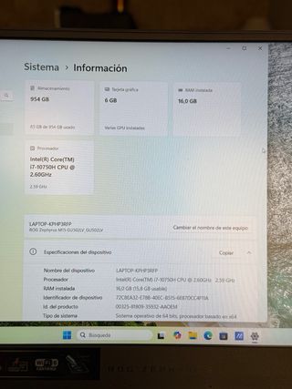 Asus ROG Zephyrus M15 Gaming 1TB