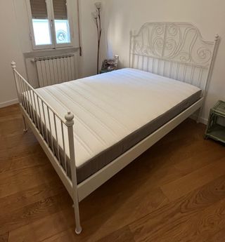 Letto in ferro battuto e Materasso