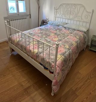 Letto in ferro battuto e Materasso
