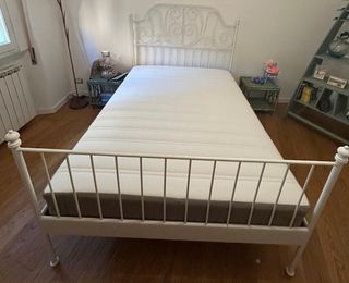 Letto in ferro battuto e Materasso