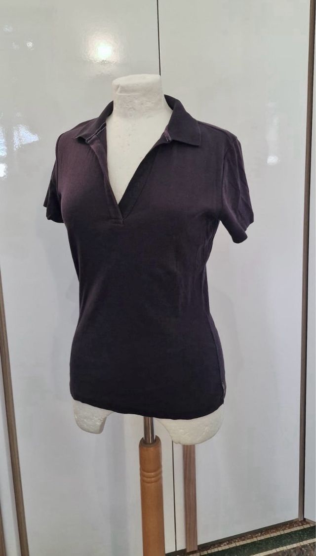 Maglietta North Sails blu a V