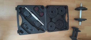 Kit mancuernas 20kg Decathlon completo